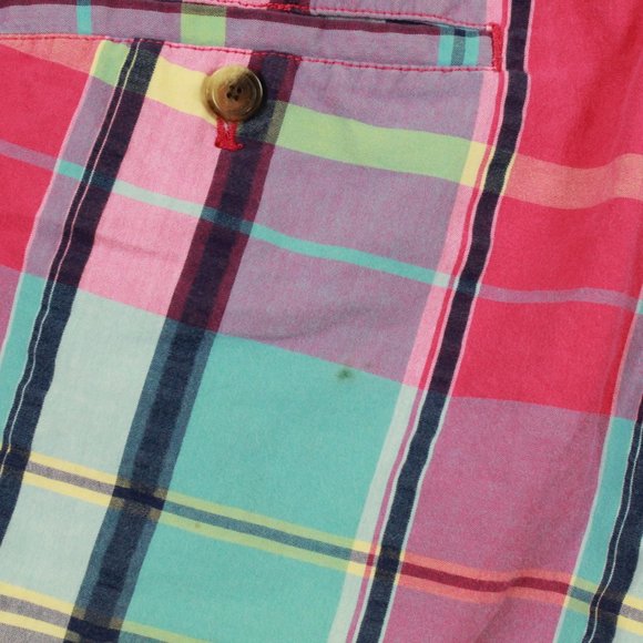 LIZ CLAIBORNE Pink Paid Jackie Fit Shorts Size 24 - Picture 6 of 12